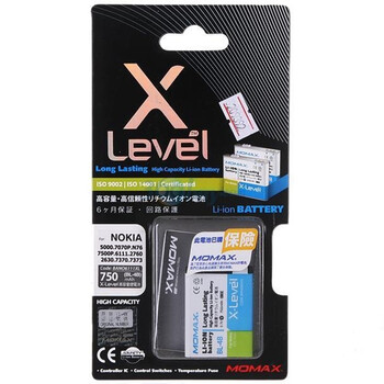 摩米士(MOMAX)诺基亚BL-4B电池 适用诺基亚2630/2760/6111/7370/7373/7500/N76手机