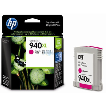 惠普（HP）C4908AA 940XL号 超高容品红色墨盒（HP Officejet Pro 8000, Officejet Pro 8500）