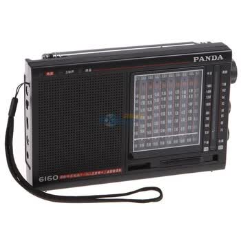 熊猫（PANDA） 6160高灵敏度十二波段二次变频立体声收音机