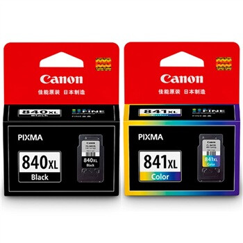 佳能（Canon）PG-840XL 黑彩墨盒套装（适用于PIXMA MG2180/3180/4180）