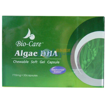 Bio-Care倍尔滋海藻DHA咀嚼软胶囊 30粒