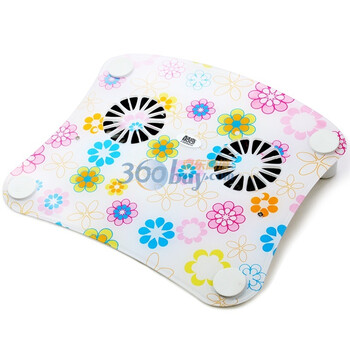 酷奇（cooskin）怡本系列 YCP-011笔记本散热器 (四色花)