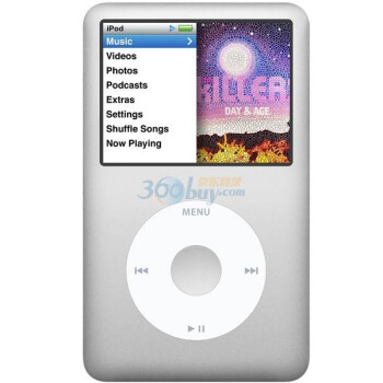 苹果（APPLE）iPod classic 3代 160G MC293CH/A MP3播放器（银色）