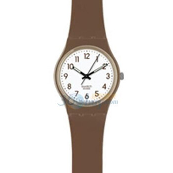 斯沃琪(Swatch)原创系列中性石英表巧克力马天尼 Choco Latte GC106