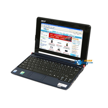 �곞��Acer) aspire one 8.9Ӣ��ʼǱ�����(N270,1G,160G,����,����ͷ)6о����� �����ڵ���