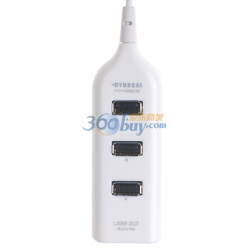现代（HYUNDAI）HY-HB602 超长线高速USB 4接口HUB