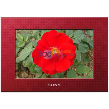 索尼（SONY）DPF-C700 128M 7英寸 数码相框 红色