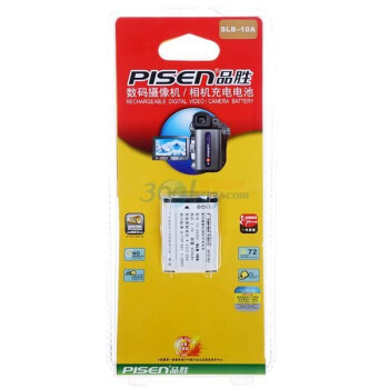 品胜 SLB-10A 数码电池 适用于三星L110/L210/M310/HZ10W/ES60/PL65/PL50/PL55/ES55/PL60/SL820/M310