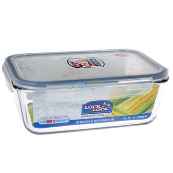 乐扣乐扣1.7L格拉斯方形保鲜盒LLG451