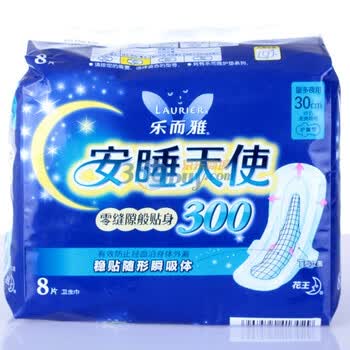 乐而雅安睡天使夜用护翼30cm8片