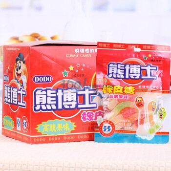 徐福记熊博士橡皮糖高酸果味60g*10