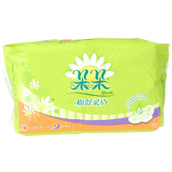 朵朵棉舒柔巧日用14片+夜用6片