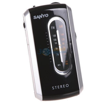三洋（SANYO） 口袋收音机 RP-X4A （黑色）