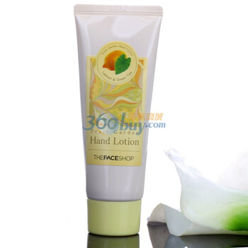 The face shop迪肤适果园系列柠檬绿茶护手霜70ml