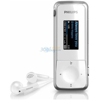 飞利浦（PHILIPS） SA2MXX02W/93 2G MP3音频播放机 白色