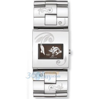 斯沃琪(Swatch)石英女表-黑色姿态 Dark Attitude YUS103G