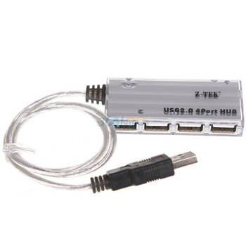 力特名片型4口HUB（不带电源，稳定支持500G移动硬盘）ZK032