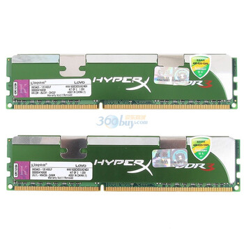 金士顿（Kingston）HyperX DDR3 1600 4G 台式机内存(KHX1600C9D3LK2/4GX)
