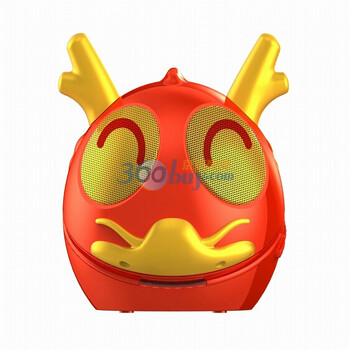魔杰（MOGIC） Q115 卡通龙SD卡插卡充电音响 卡通小音箱 红黄色