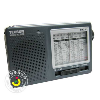 德生R9012(TECSUN) 袖珍式高灵敏度12波段收音机（黑色）