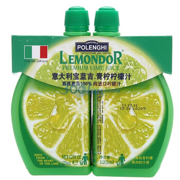 Lemondor宝蓝吉青柠檬汁 125ml*2瓶