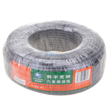 秋叶原（CHOSEAL）YF2068 家装系列六类网络线 50米