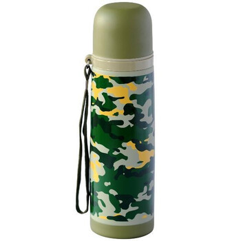哈尔斯真空迷彩杯 500ml HB-500FAX-1 迷彩（绿、兰）颜色随机
