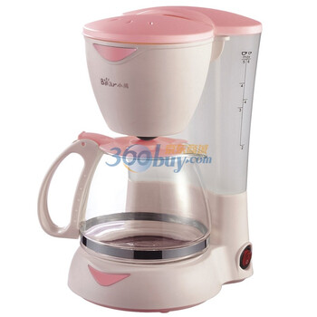 小熊(Bear）KFJ-402 咖啡机 600ml (粉色）