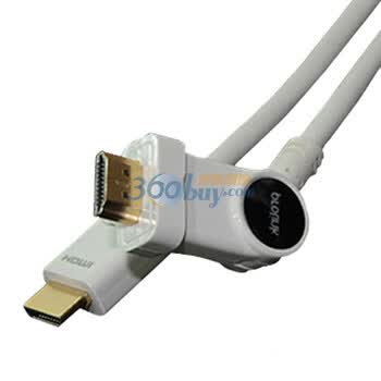 普罗林克（Prolink）PMM294-0200 1.4版90度左右旋转HDMI高清线 2米