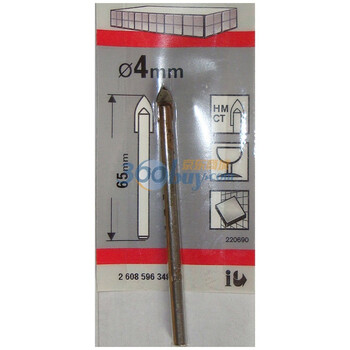 博世（Bosch） 玻璃钻头4mm （2608596349）