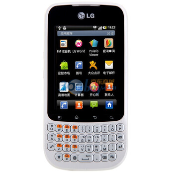 LG C660 3G手机（白色）WCDMA/GSM “男人帮产品”