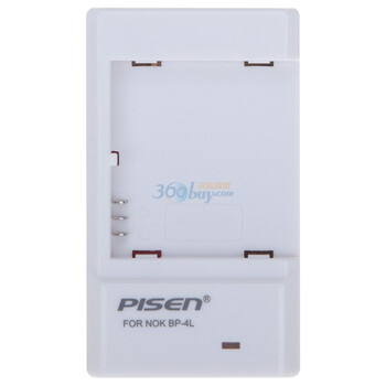 品胜（pisen）BP-4L充电器 适用于诺基亚E52/E55/E61i/E63/E71/E71X/E72/E90/E95/N97等机型