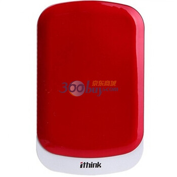 埃森客（Ithink）2.5 英寸移动硬盘B52 USB2.0系列1T（活力红）