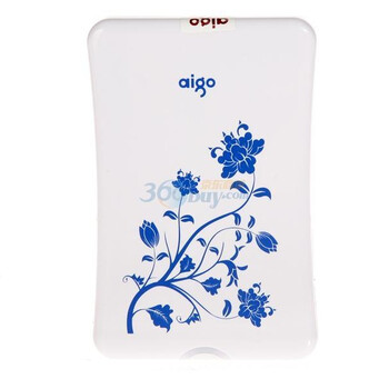 爱国者（aigo）经典防震系列移动存储王H8176-320G（青花瓷）