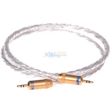 德国雅堡（YARBO）GY-7003MA镀银高保真多媒体发烧线 1米