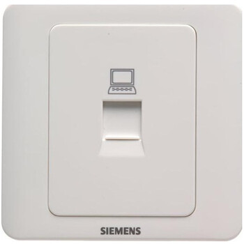 西门子（SIEMENS）远景六类信息插座 5TG01271CC1 （雅白色）