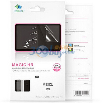 邦克仕（Benks）Magic HR高透耐刮花系列保护贴膜(魅族 MEIZU M9 贴膜)