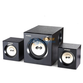 现代（HYUNDAI）HY-320支持DVD VCD电脑各种音源设备 2.1音响现代音响 黑色