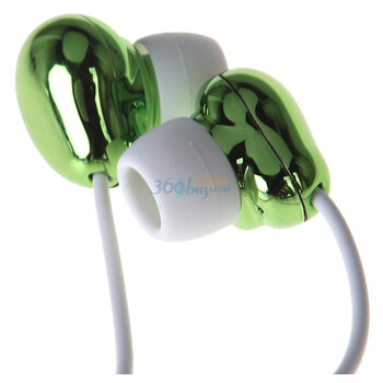 麦克赛尔（Maxell）HP-CN12-GR 蚕豆耳机 逗豆系列 绿色