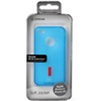 卡登仕（Capdase）iphone 4s玲珑胶套(透蓝) 手机保护套 适用于iphone 4/iphone 4s