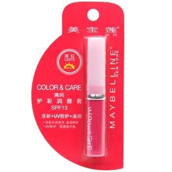 Maybelline美宝莲清润护彩润唇膏SPF13-LS310深红 1.9g