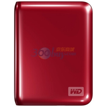 西部数据（WD）My Passport Essential USB3.0 500GB(红色)特惠礼包（礼包内含：500G硬盘1台，硬盘包一个）