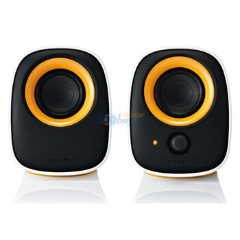 飞利浦 （PHILIPS）SPA2210/97 (橙色白边) 2.0笔记本音箱