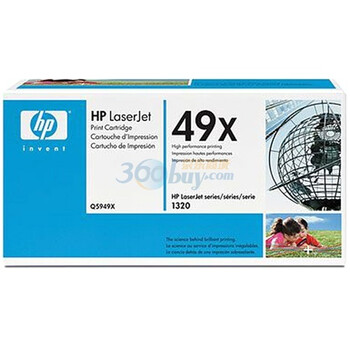 惠普（HP）LaserJet Q5949X 黑色大容量硒鼓（适用LaserJet 1320打印机系列）