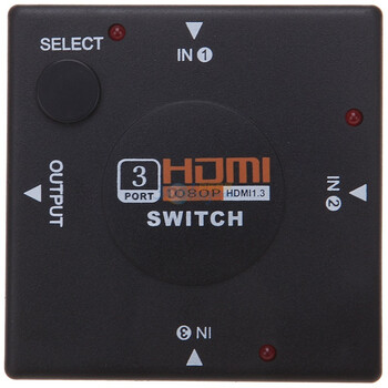 奥视通(ostran)HDMI迷你切换器OST-MHD301 （一键切换，迷你便携，超高性价比)