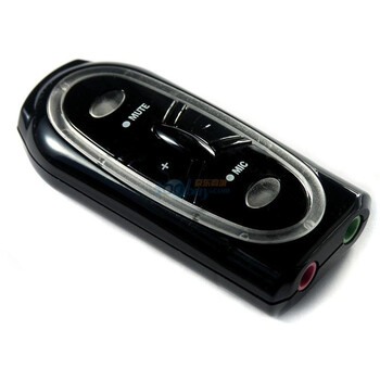 赛睿（SteelSeries）Siberia Soundcard USB 西伯利亚USB声卡 黑色