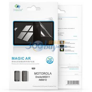 邦克仕（Benks）Magic AR原色抗反射套装系列保护贴膜 (适用于摩托罗拉MOTOROLA Droidx/ME811/MB810贴膜)