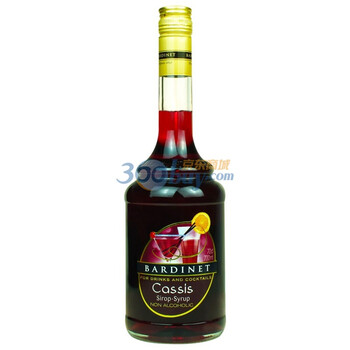 法国 Bardinet必得利无酒精黑加仑味糖浆700ml