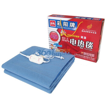 彩阳全线路安全保护多功能调温型双人电热毯（兰）6255A