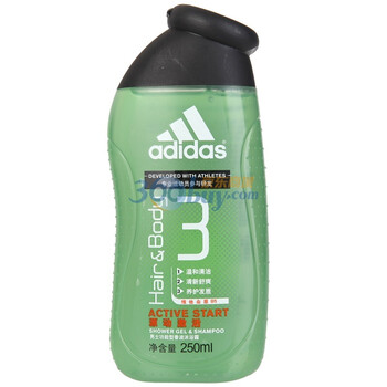 阿迪达斯adidas男士源动活力沐浴露 人参激活型250ml